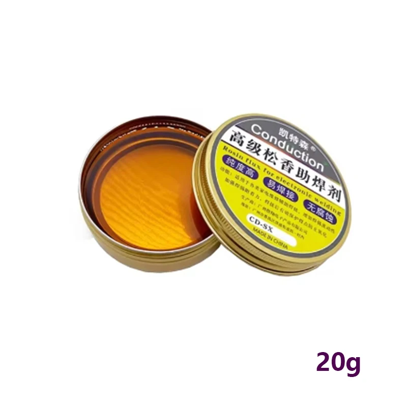 

20/50/100 г сварочное средство высокой чистоты, паяльная флюс с твердой канифолью, помощник по ремонту, материнская плата печатной платы, наборы для легкой пайки