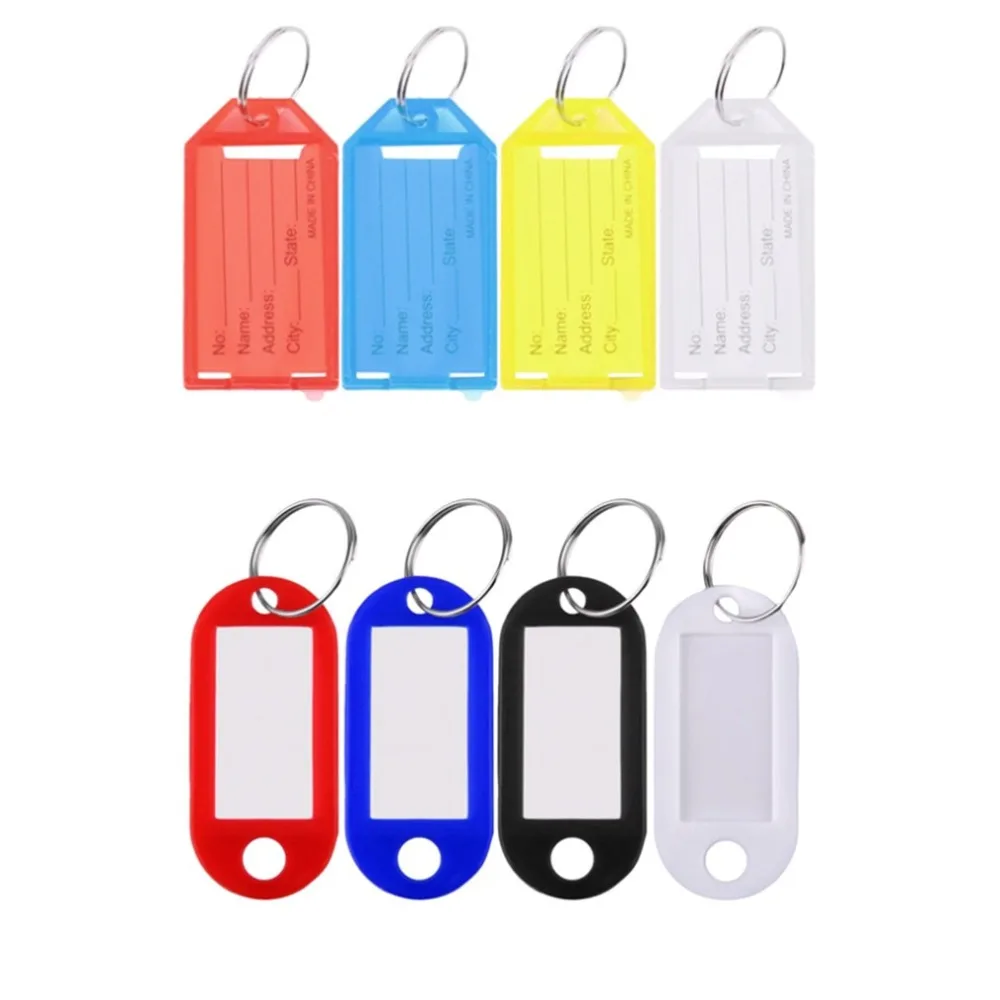 

1 Pc Plastic Cool Key Ring Tags Key Ring ID Identity Tags Rack Name Card Label Shop Price