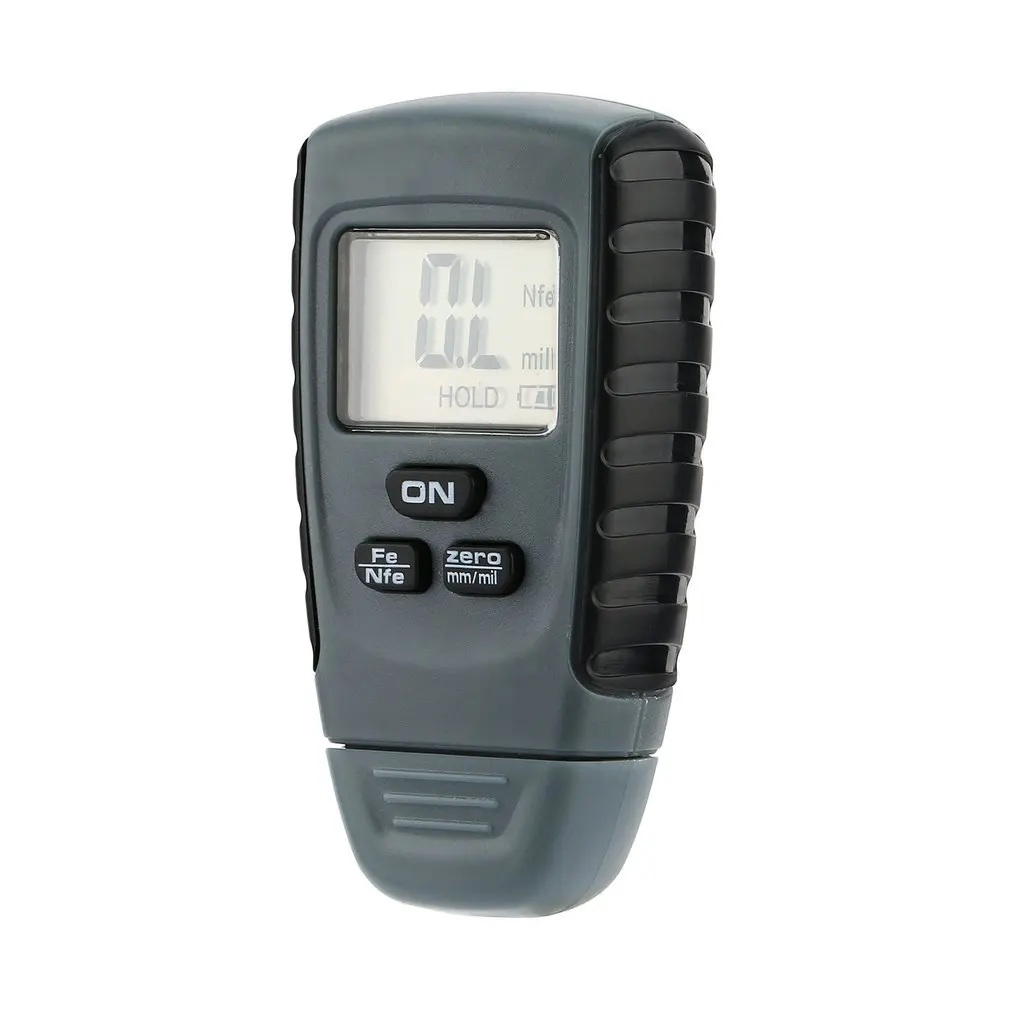 

RM660 Portable Coating Thickness Gauge Feeler Tester Fe/NFe Instrument Base with Iron & Aluminum LCD Display Digital Tool
