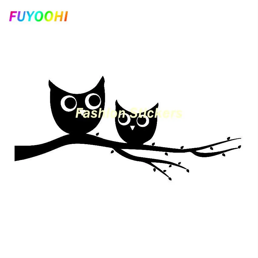 

FUYOOHI Exterior/Protection Fashion Stickers Lovely Two Birds Vinyl Car Wrap Car Sticker for Auto Car Bumper Window Vinyl Decal