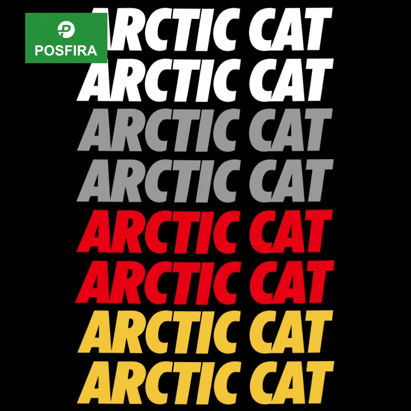 Фото POSFIRA ATV наклейки виниловые наклейки для Arctic Cat 400 700 500 1000 650 300 450 4x4 Wildcat 1000 графическая эмблема аксессуары для UTV №1
