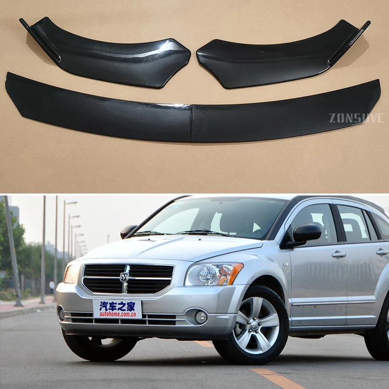 Для Dodge Caliber 2008-2011 года передний бампер сплиттер для губ спойлер комплект кузова