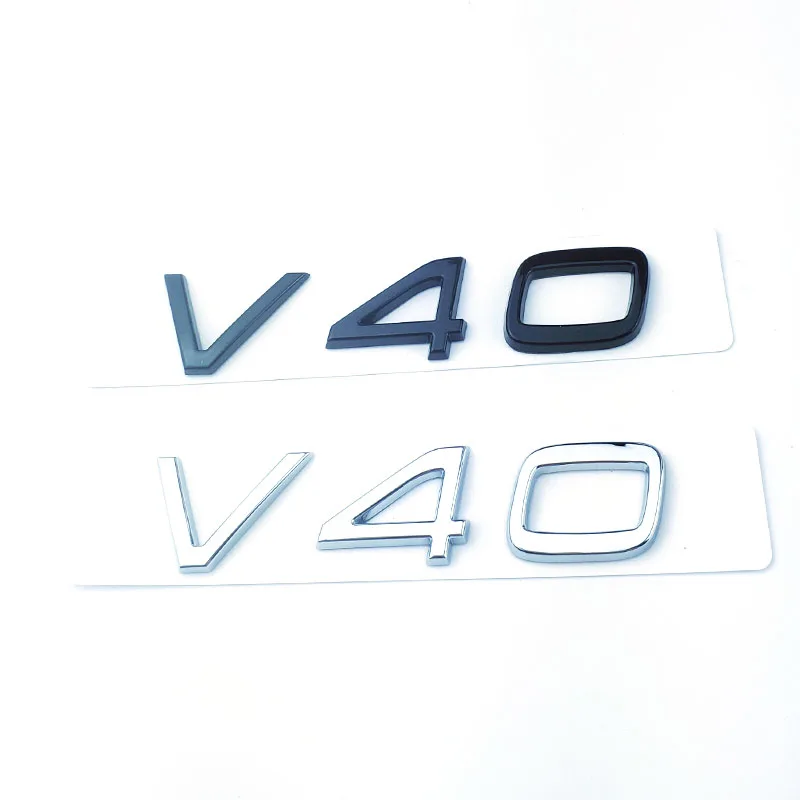 

3D V40 логотип значок автомобильные наклейки автомобильный аксессуар багажник для Volvo C30 S40 V50 S60 V60 S80 S80L S90 аппликация