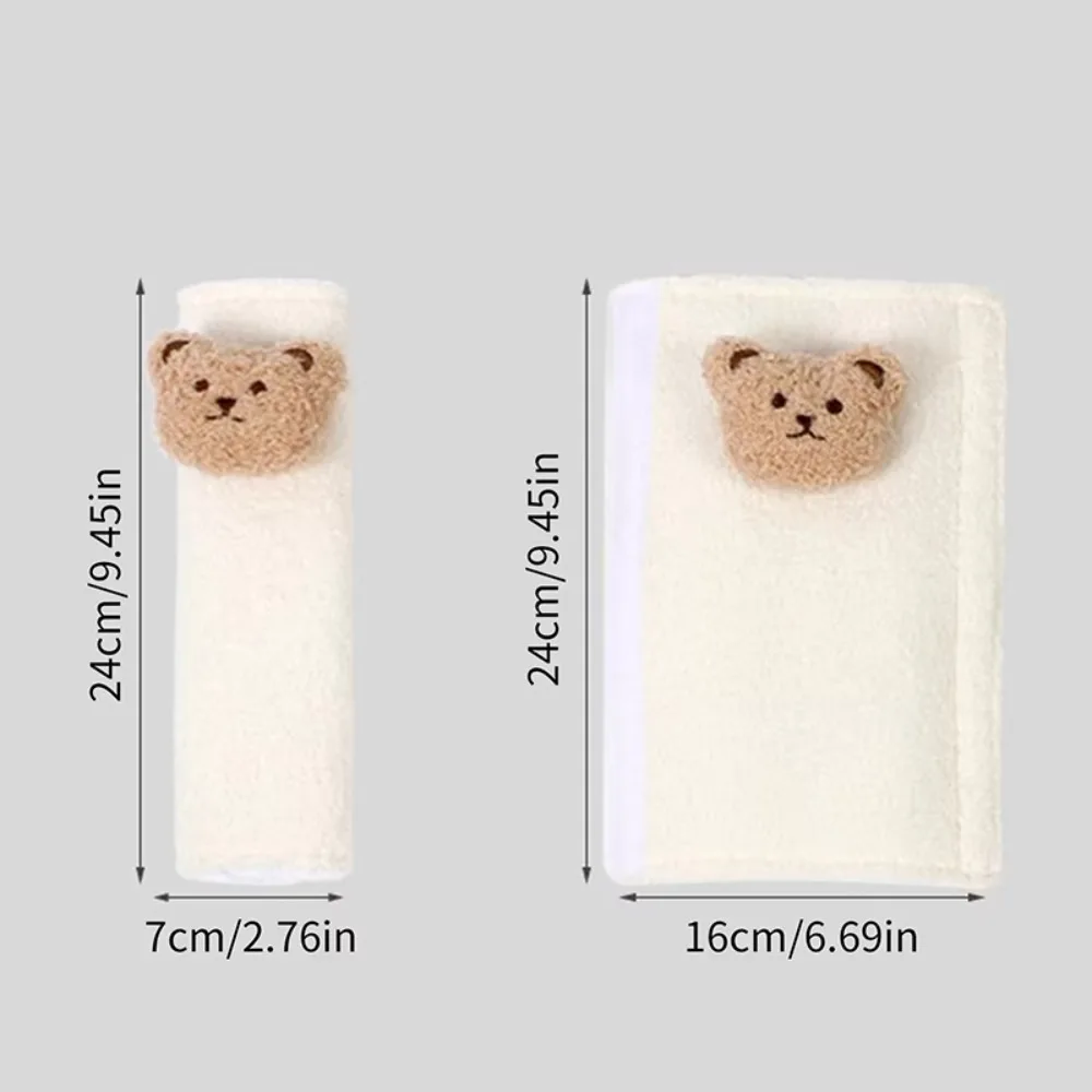 1 шт. мягкий чехол для ремня безопасности с мультяшным медведем