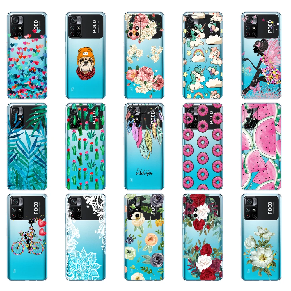 for poco m4 pro 5g case soft silicone tpu back cover for xiaomi poco x4 pro 5g phone cases poco m4pro 4g 2021 6 6inch shockproof free global shipping