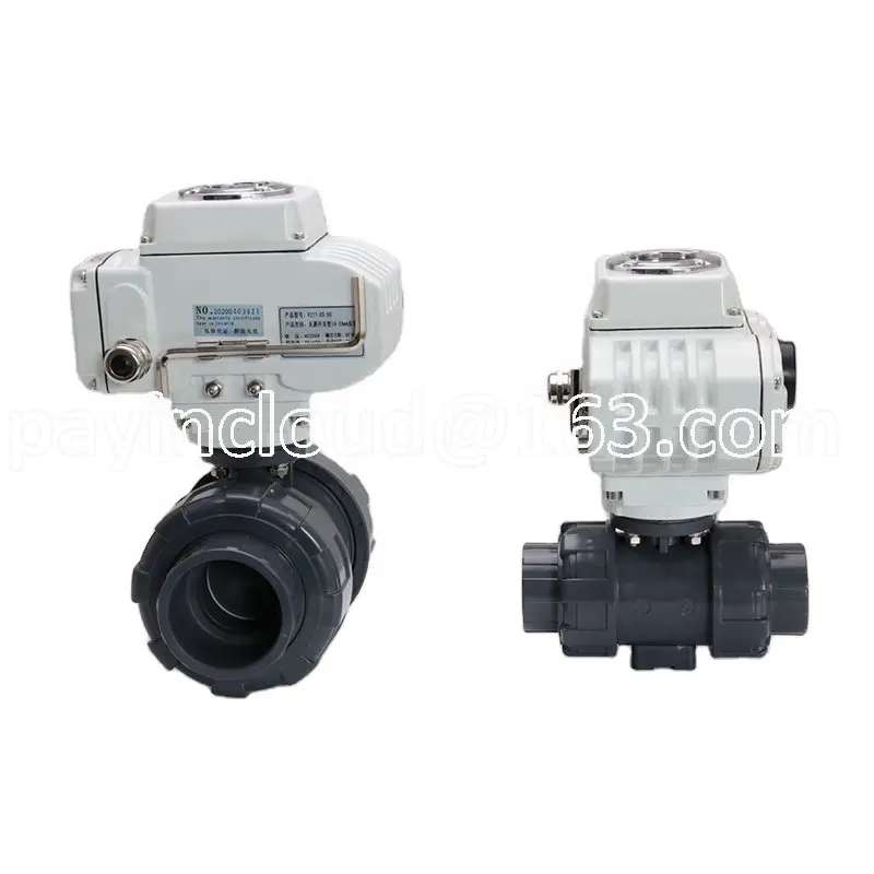 

Factory Customized Electric Actuator Mobile Phone Control 2-way Full Bore Stainless Steel Brass PVC Plastic Electric Ball Valve