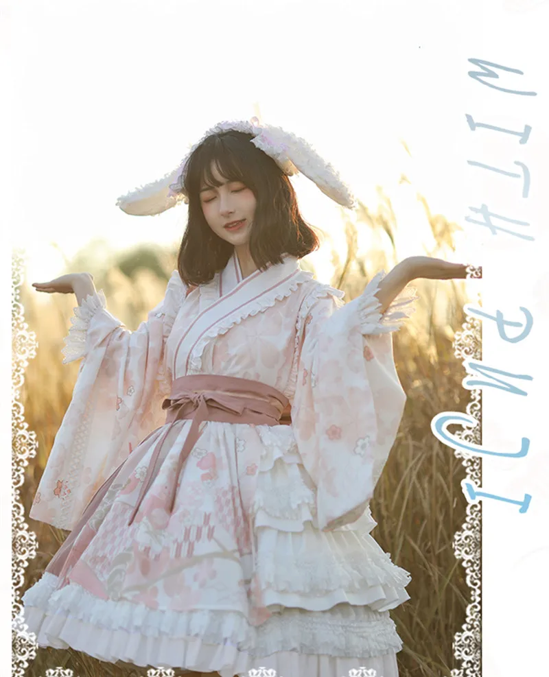 

HAYA Japanese Cosplay Alice Small Spring Women Lolita Dress New Sweet Loose Spring and Summer Lolita Dress European Clothing
