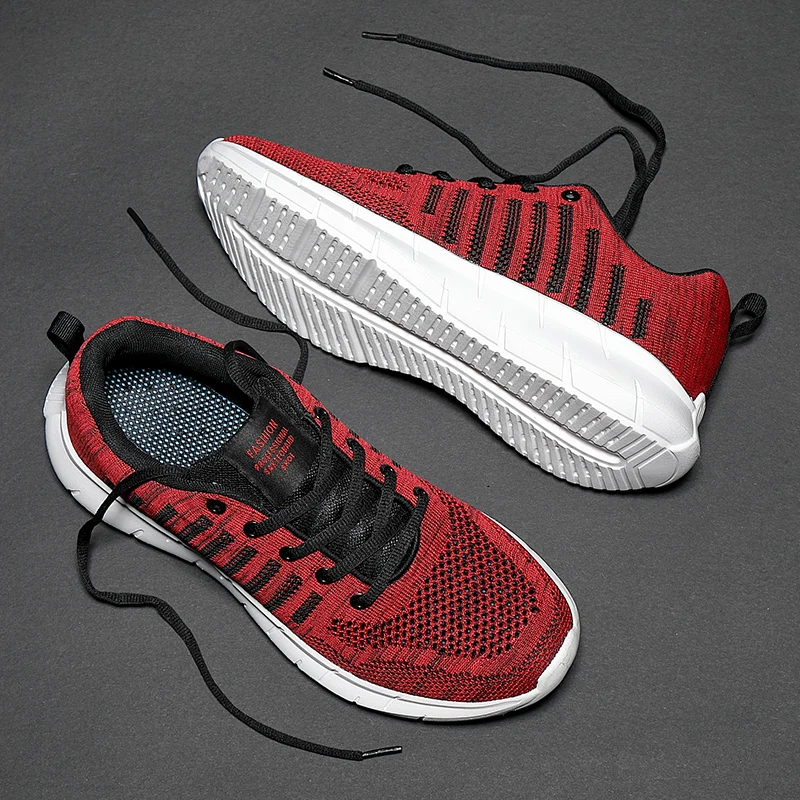 

Men Sneakers Mesh Lightweight Casual Shoes Breathable 2022 Fashion New Outdoor Comfortable Flat Summer Footwear Male Shoes Men