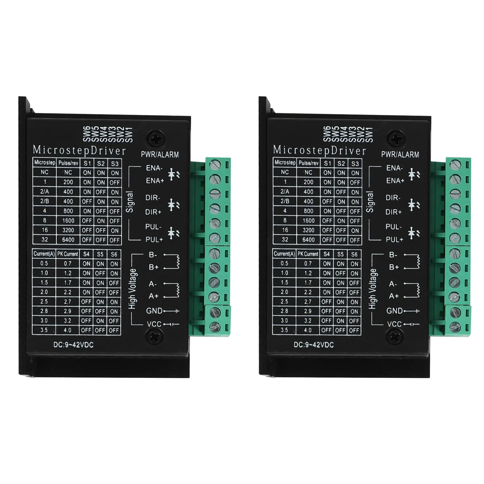 

5PCS CNC Single Axis 4A TB6600 Drivers Controller