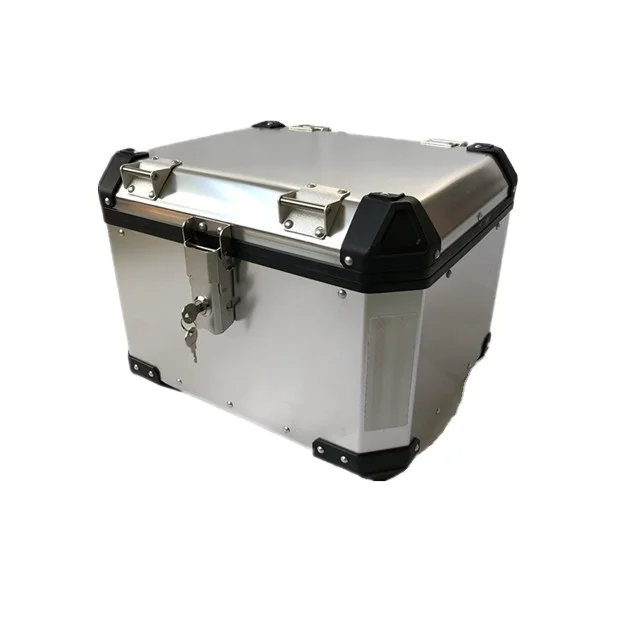 

Motorcycle top box aluminum rear box with mount bracket for Royal Enfield Himalayan 42L topcase