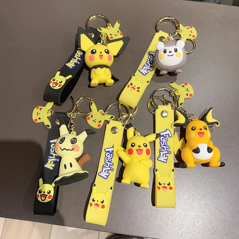 

Покемон кукла Пикачу чармандер аниме периферийный орнамент модный брелок для сумки брелок кулон детский подарок на день рождения