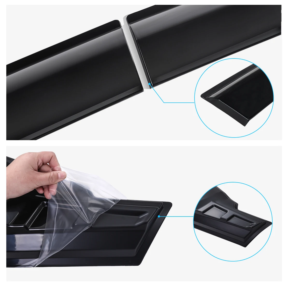 Защитный козырек капота + оконный для Ford Ranger T9 2022 2023 2024 Wildtrak XLT XL XLS Sport аксессуары