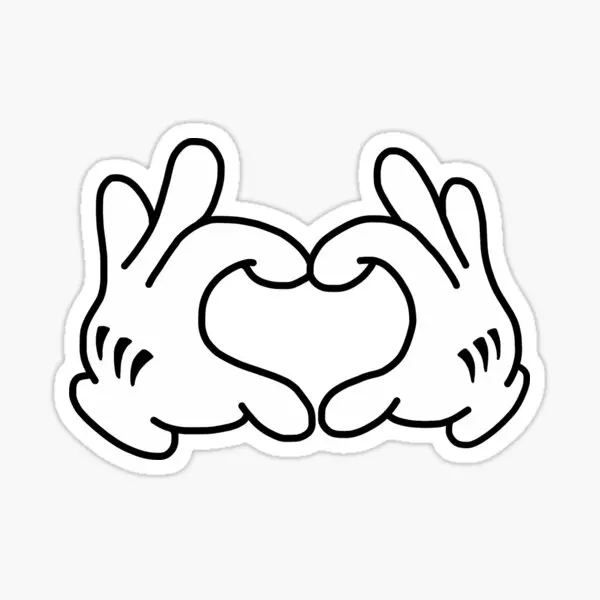 

Handy Love 5PCS Stickers for Home Living Room Stickers Car Window Print Luggage Cute Wall Kid Room Background Water Bottles