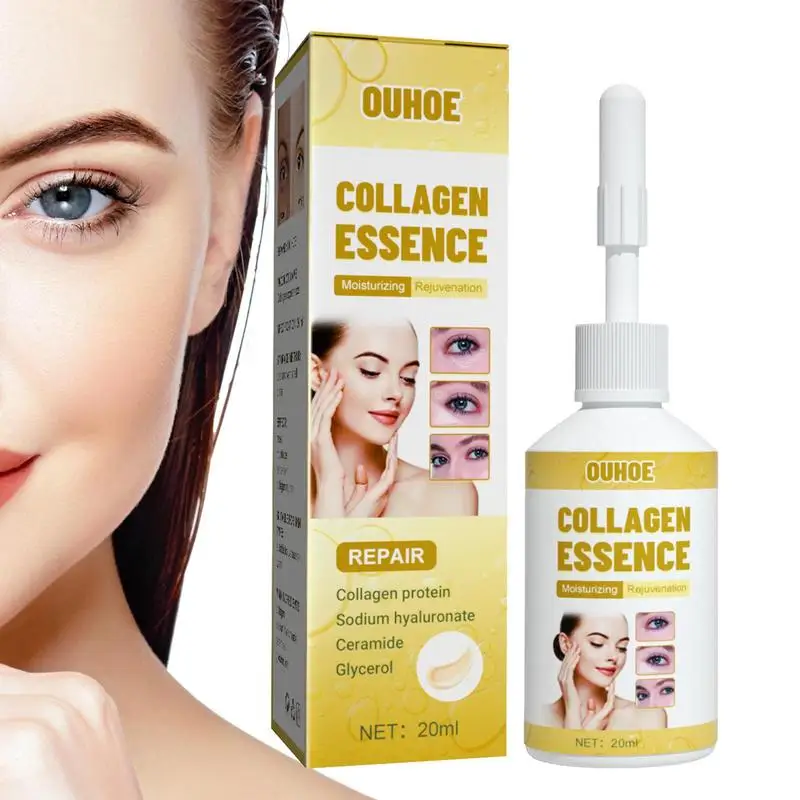 

Collagen Serums For Face Dry Skin No Greasiness Deep Moisturizing Essence Niacinamide Ampoule Facial Toner Essence Shrink Pores