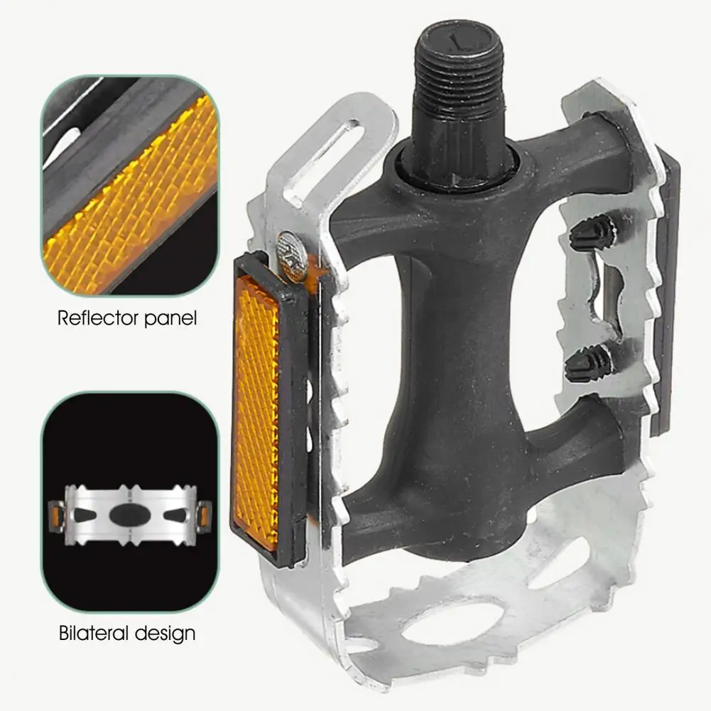 

Increase Friction Silver Color Practical Reliable Bike Pedal for Refit