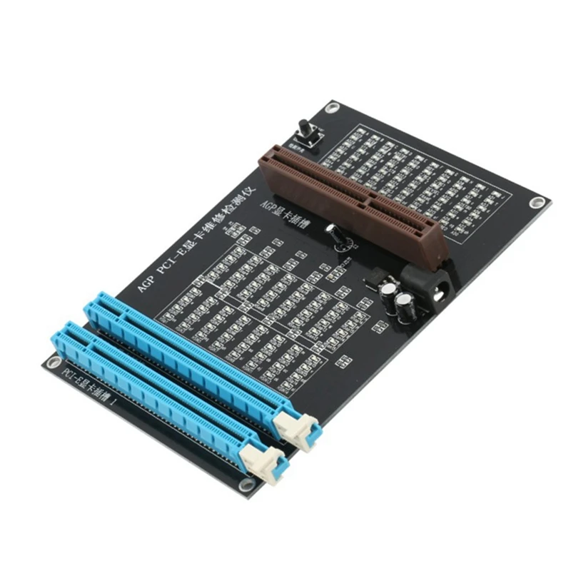 Тестер видеокарты AGP PCI-E X16 тестер двойного назначения для диагностики |