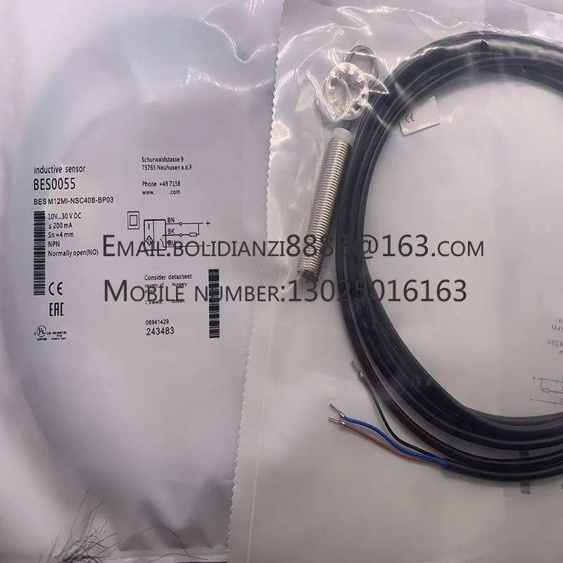 Оригинальный датчик приближения BES M12MI-NSC40B-BP02/BP03/BP05