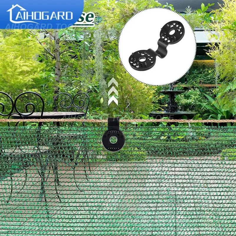 

Awning Tent Clamp Sun Shade Cloth Fix Clamp Greenhouse Film Clip Shade Cloth Plastic Clip Canopy Lashing Buckle 40pcs Anti-hail