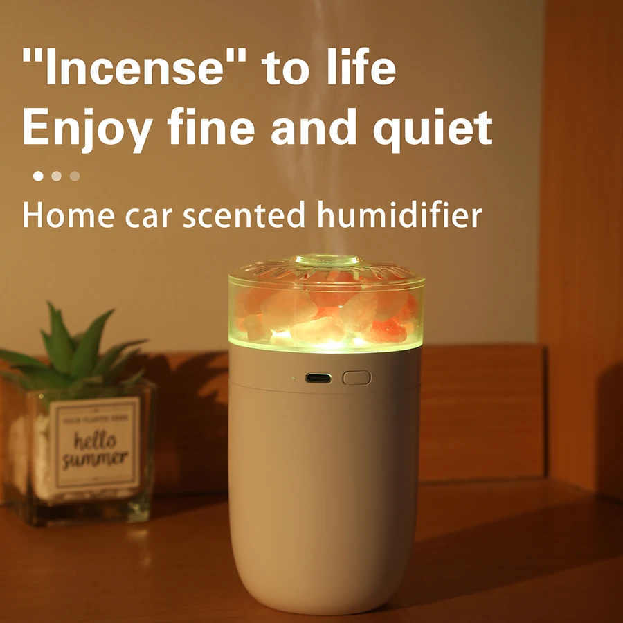 2024 Новый Красочный Ультразвуковой Диффузор Для Ароматерапии С Перезаряжаемой