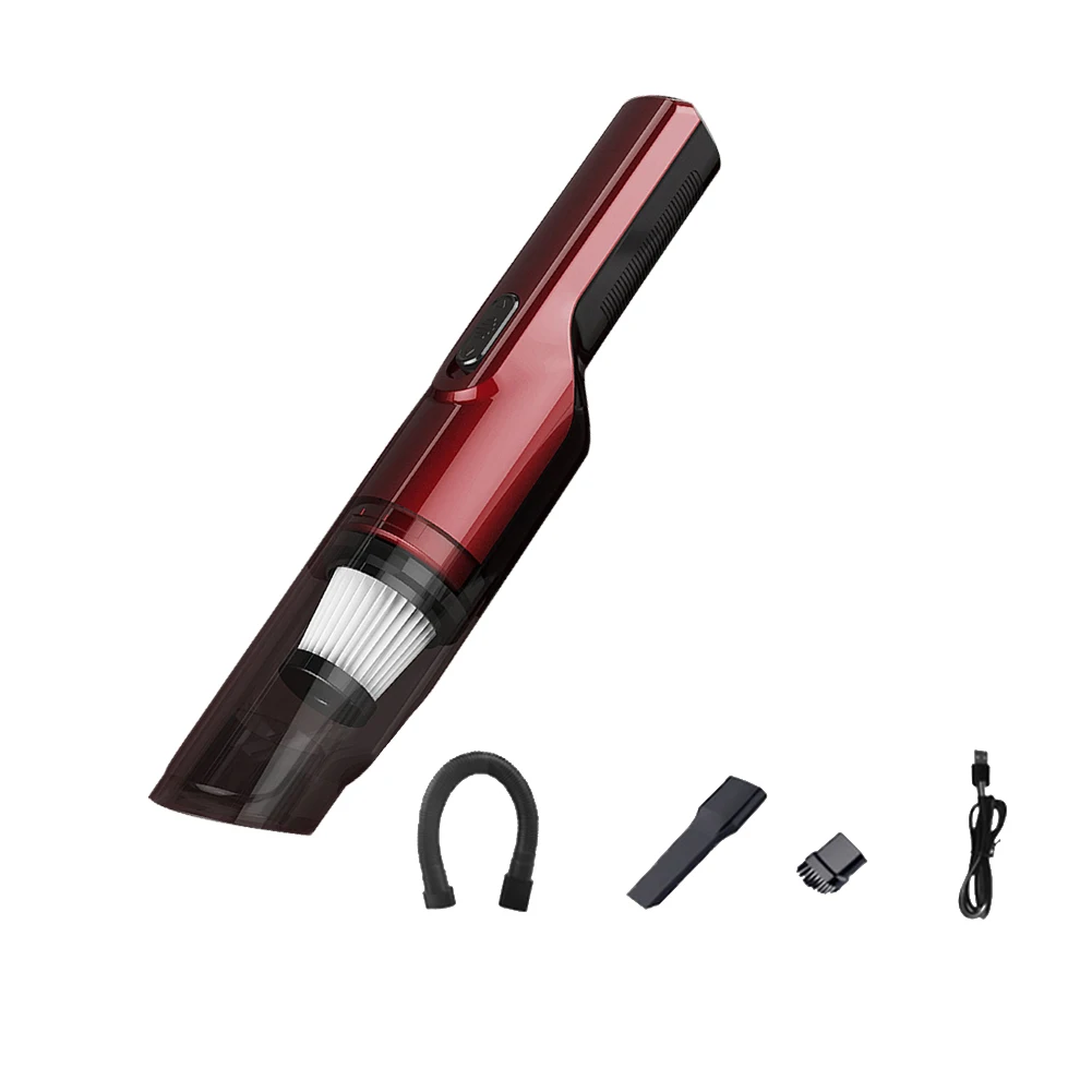 

Strong Suction Portable Interior Mini Handheld Car Vacuum Cleaner Cleaning Tool Easy Operation Home Office USB Rechargeable
