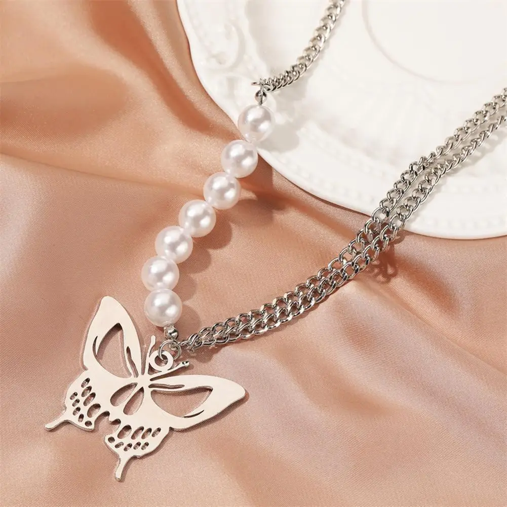 

Dress Up Temperament Electroplating Imitation Pearl Necklace Jewelry Gifts