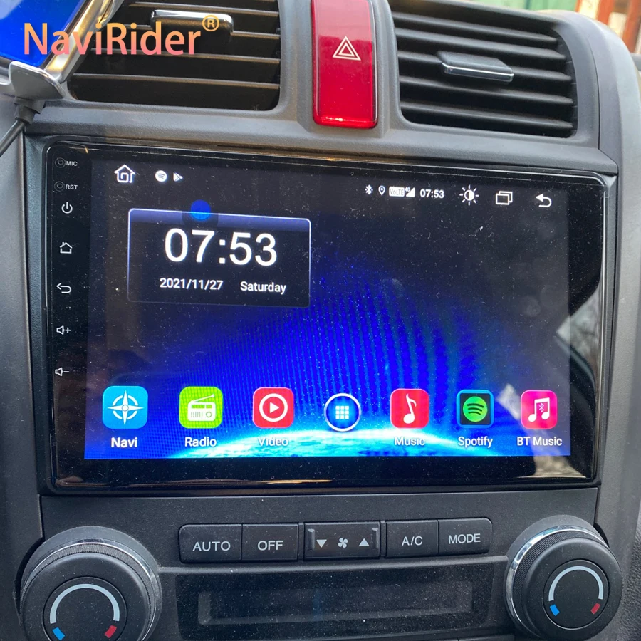 8 + 128 ГБ AI Voice Беспроводное автомобильное радио CarPlay для CR-V HONDA crv 2010 Автомобильный