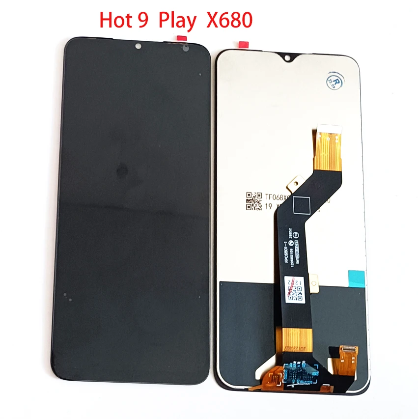 Для Infinix Hot 9 Pro X655F ЖК-дисплей в сборе с дигитайзером сенсорный экран Play X680 X655C X655 X655D