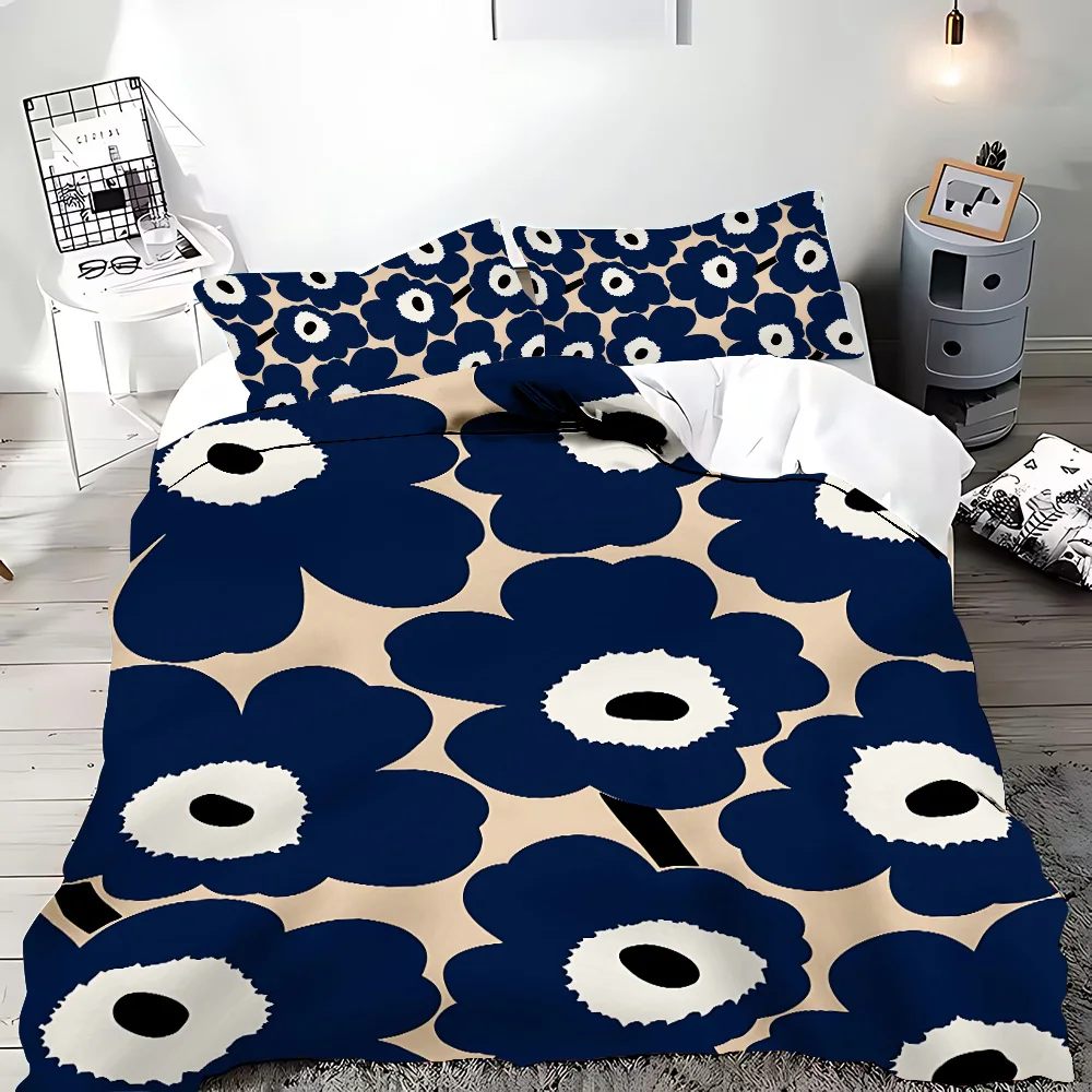 Модные бренды MMarimekkoS пододеяльник наволочка комплект постельного белья для