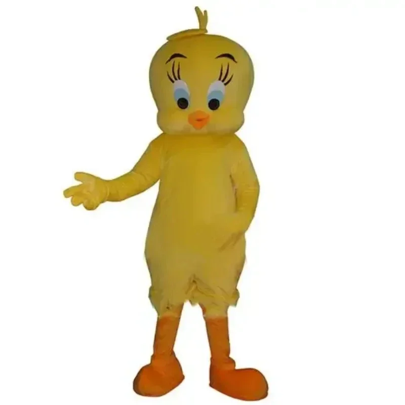 Костюм талисмана птицы Tweety Looney Tunes для взрослых наряд с персонажем мультфильма
