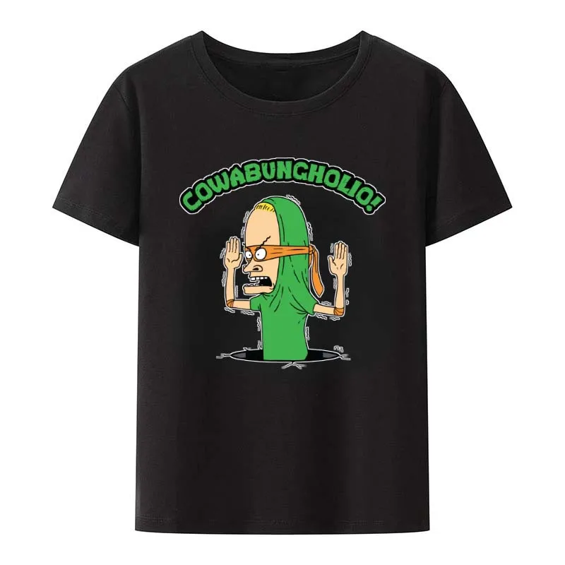 

Cornholio's Distinctive Homme MEN FASHION Beavis and Butthead B&B Printed T-shirt The Great Cornholio Gym Funny T Shirts Anime