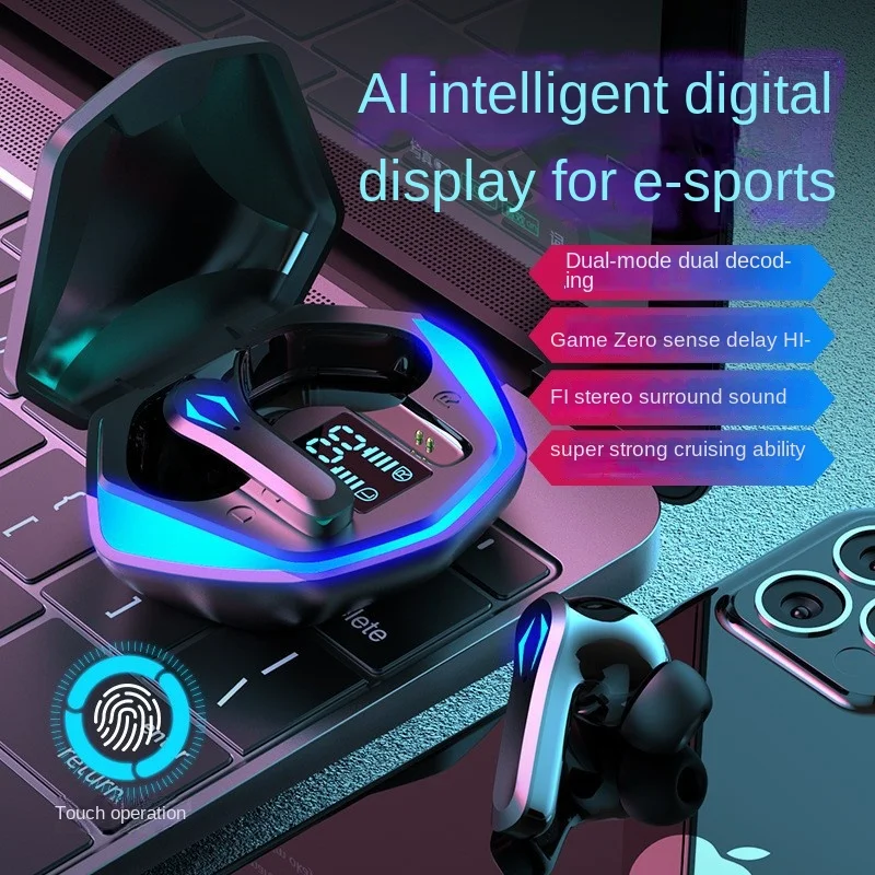 

Binaural TWS game headset S18 wireless bluetooth headset in-ear ultra-long standby for Apple android