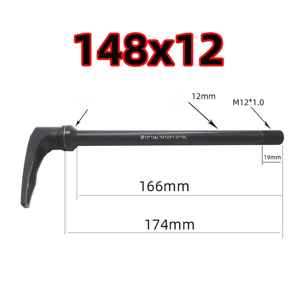 

Bicycle Thru Axle Lever 100/142/148x12mm For Boost BMC Cube Canyon S-works Bike Quick Release Barrel Shaft Cycling Accessories