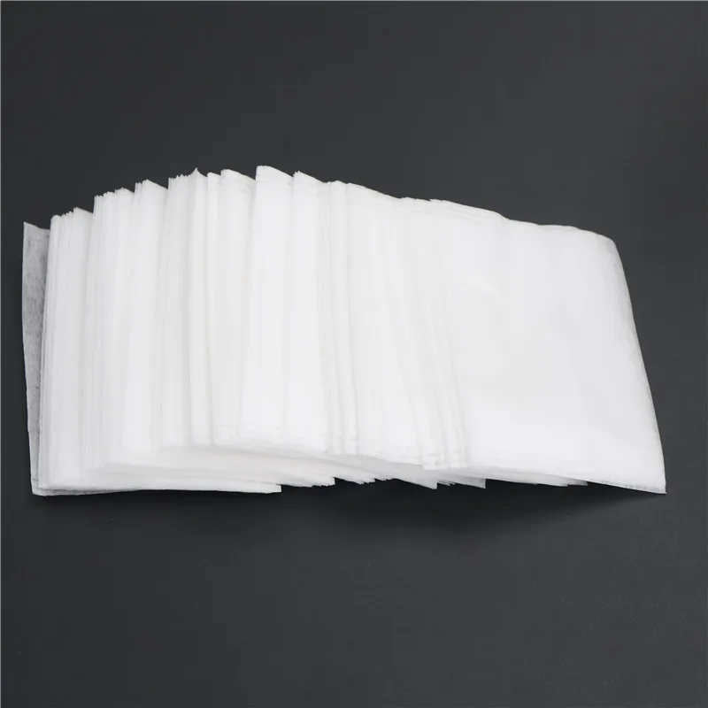 

Portable 100Pcs/lot Empty Tea Bags Corn Fiber Fold Close Heat Seal Filter Paper Tea Infuser