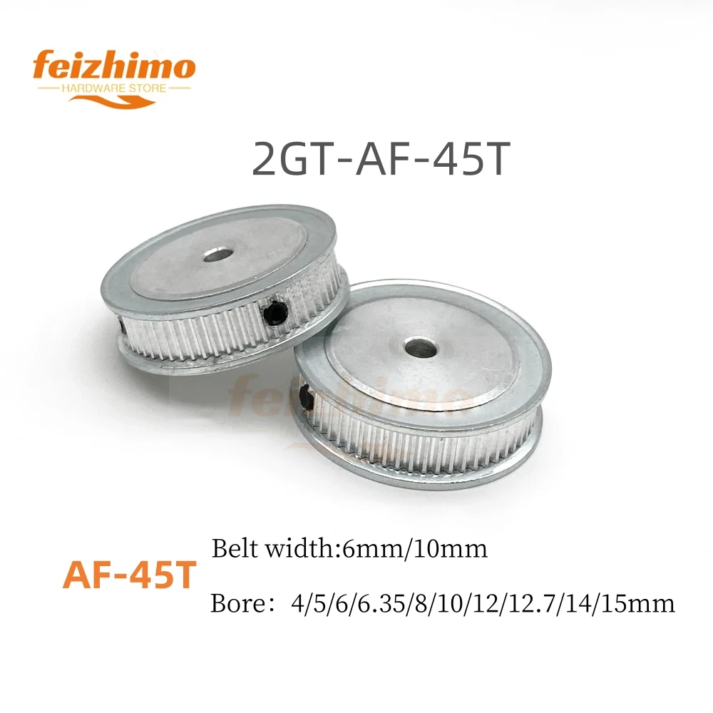 Ремень ГРМ типа 2GT AF с 3d-печатью GT2/2GT 45T апертура шкива ремня 4/5/6/6.35/8/10/12/12.7/14/15 мм