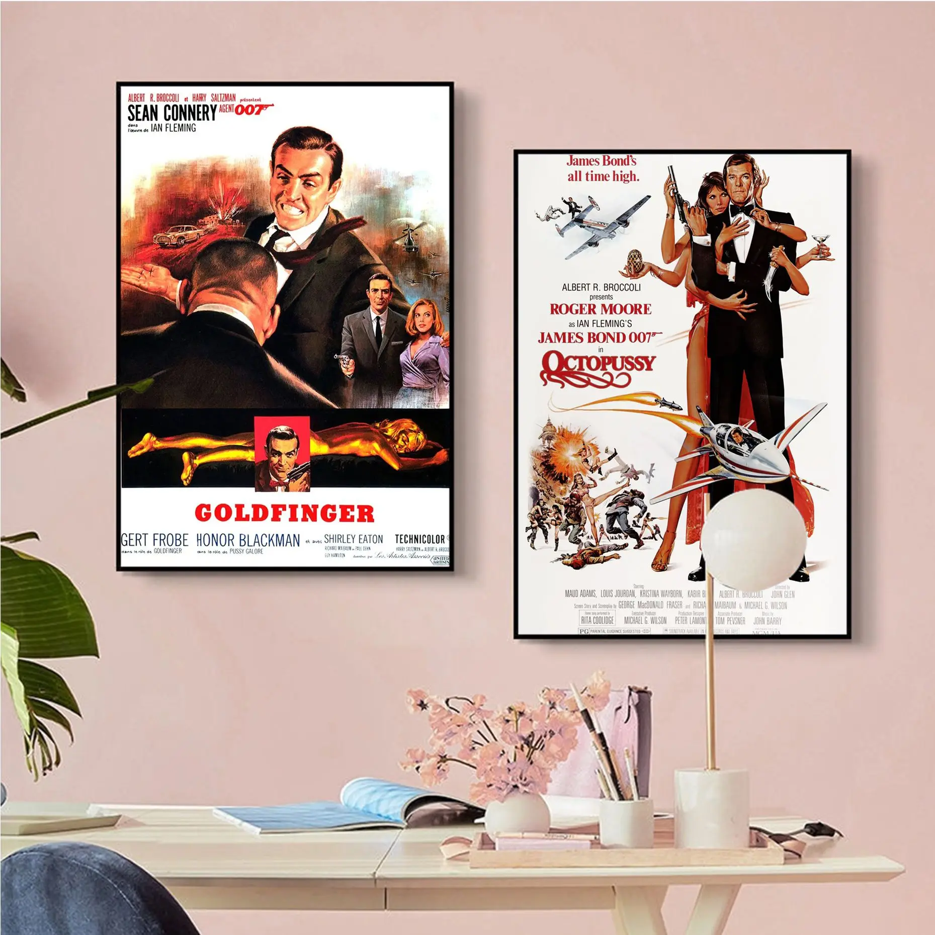 

British Legend James Bond 007 Classic Anime Poster Waterproof Paper Sticker Coffee House Bar Room Wall Decor