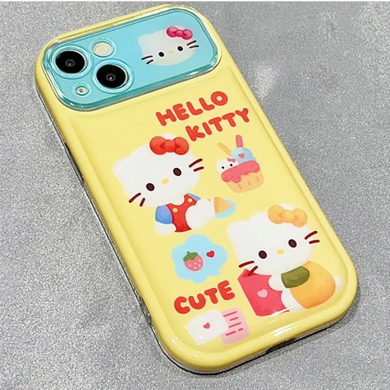 Мягкий мультяшный чехол Sanrio Y2K для iPhone 15 14 13 Pro Max 11 12 XR XS MAX