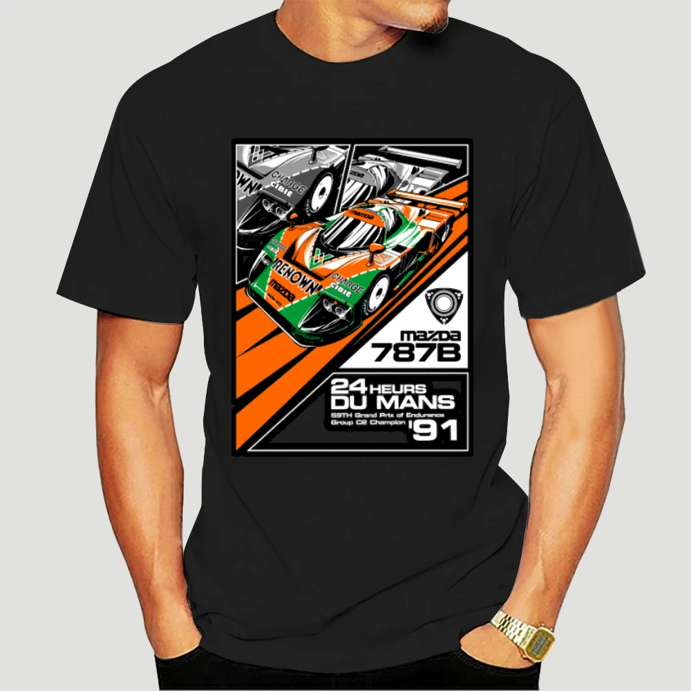 Camiseta de Mazda 787B пельмени 91 для мужчин и женщин одежда 5554X