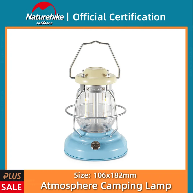 

Naturehike Ultra Light Retro Child Camp Light IPX4 Rainproof Dimmable Outdoor Camping Travel Tent Lighting Lamp 40 Hours Runtime