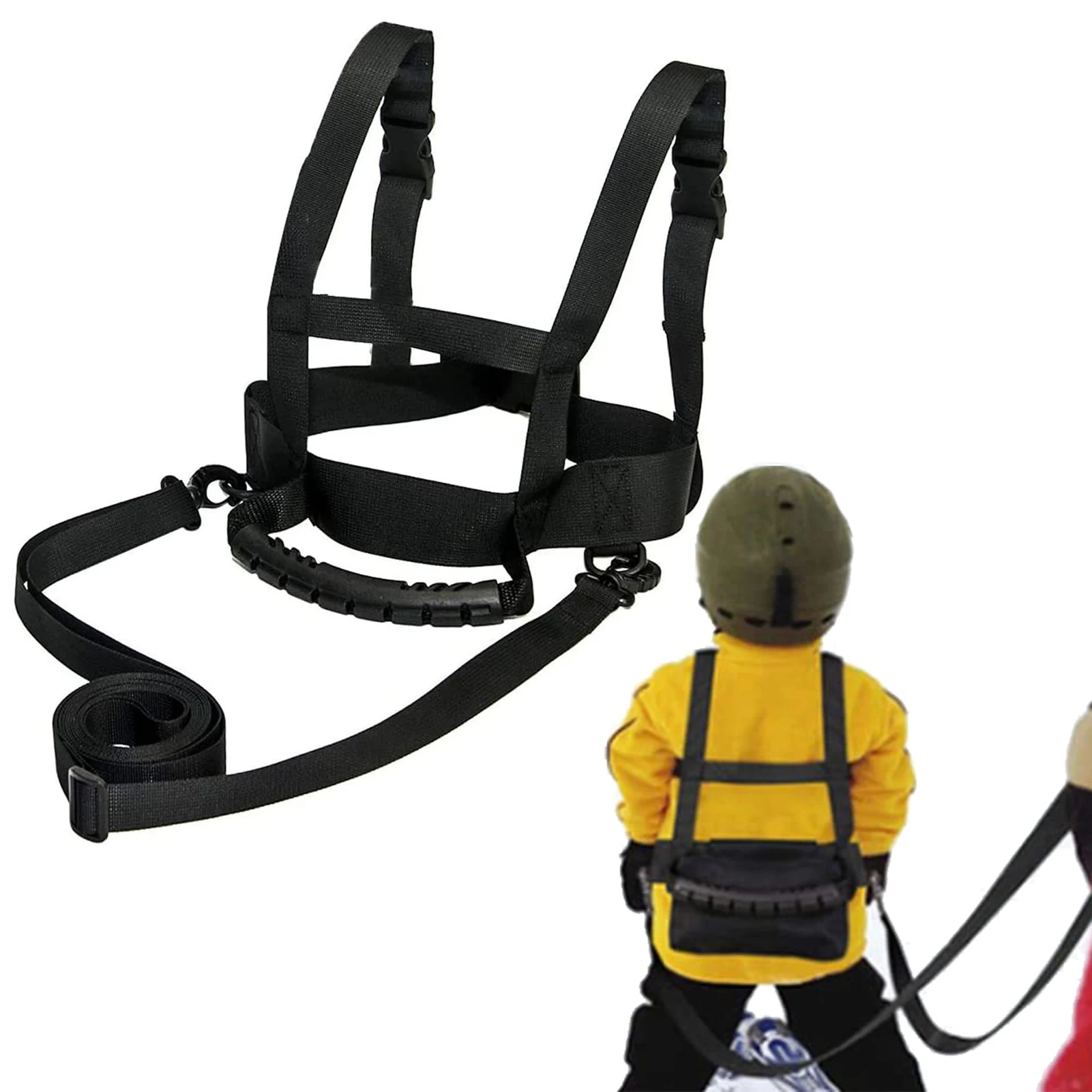 

Wear Resistant Reliable Children Ski Safety Belt With Traction Rope For Snowboarding Kids Ski Harness Training Belt Traction