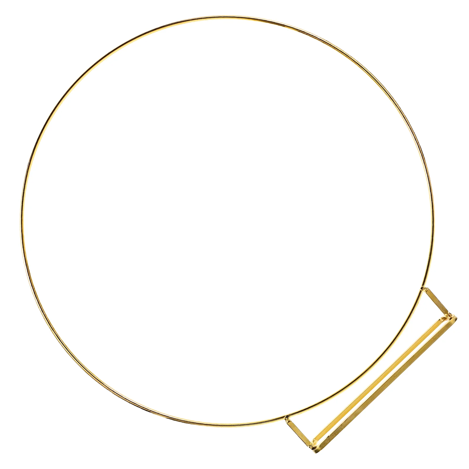 Декор металлический венок рамка обруч для вечеринки центральная часть кованое