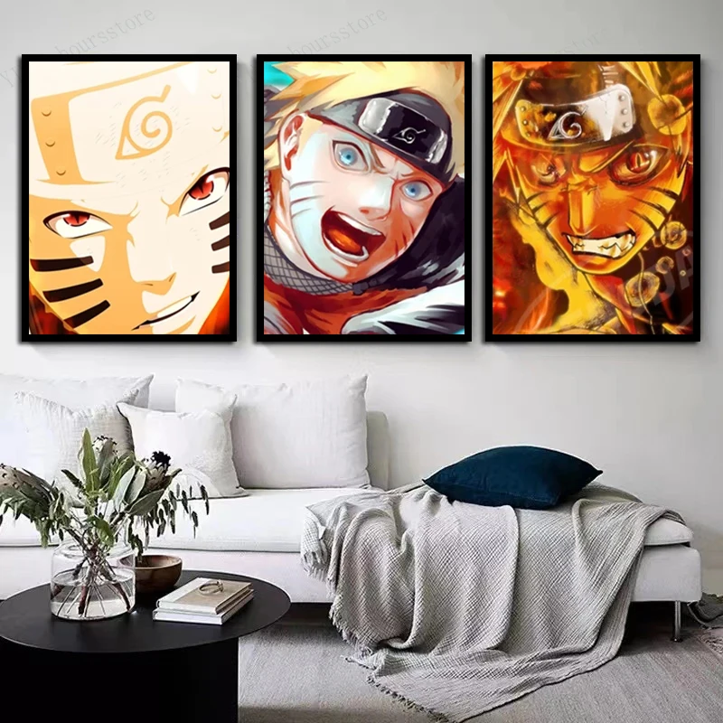 

Japan Anime Canvas Painting Uchiha Itachi Naruto Sasuke Jiraya Art Posters Print Mural Pictures Home Wall Aesthetic Decorative