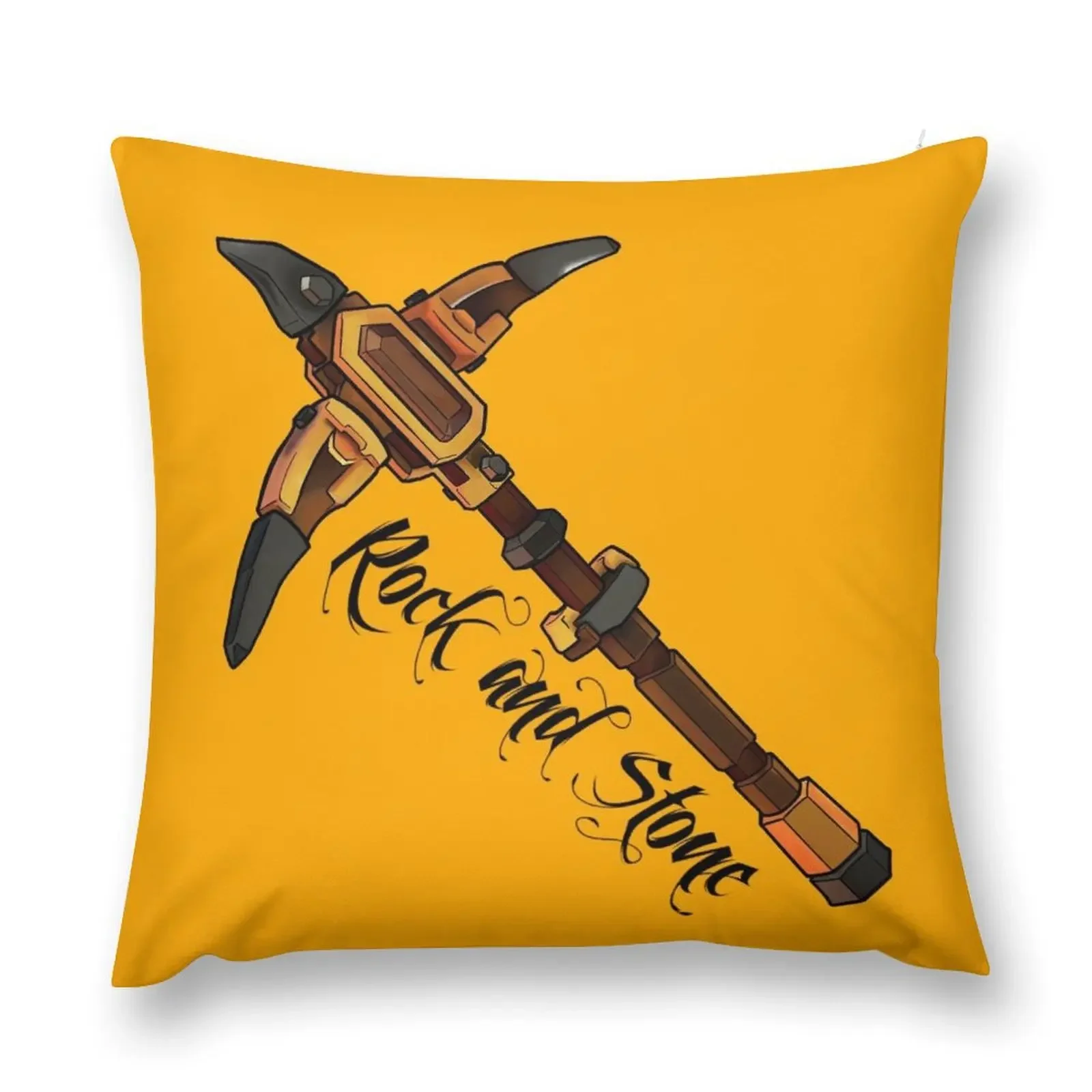 Подушка Rock and Stone Pickaxe (DRG) Чехол для подушки Новогодняя подушка