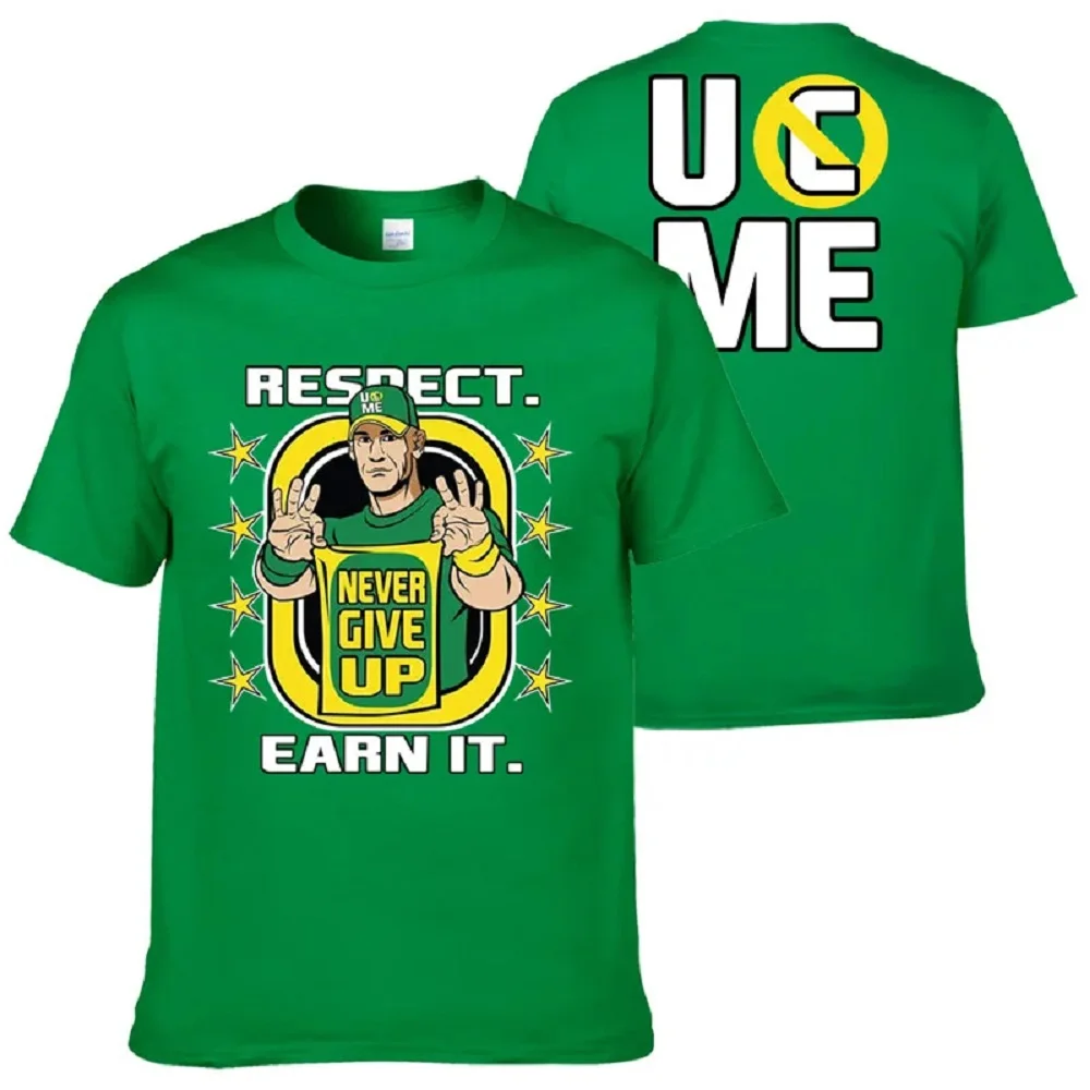 

2023 Men's And Women's Summer Shirts 20-Year-old WWE John Scene "Win The Day" Printed boys' and girls' Fashion T-shirts