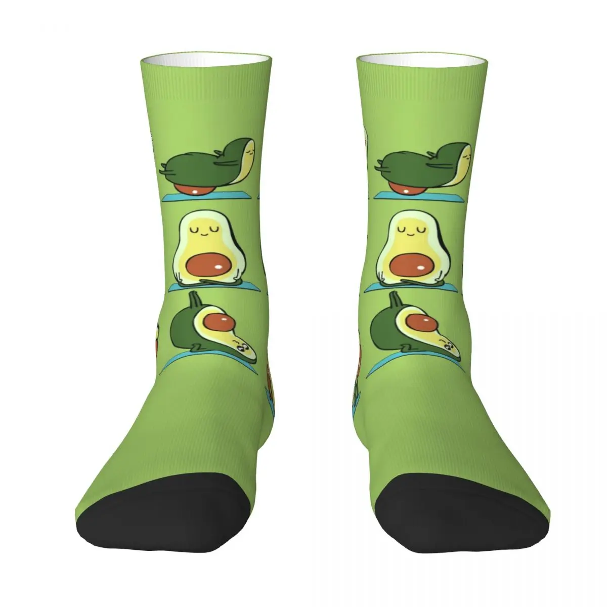 

Avocado Yoga Socks Harajuku Sweat Absorbing Stockings All Season Long Socks Accessories for Unisex Birthday Present