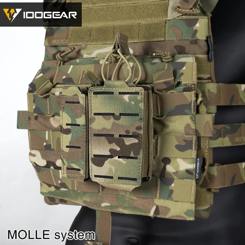IDOGEAR MOLLE тактическая панель TRI чехол для AVS JPC2.0 съемный тройной журналов жилет