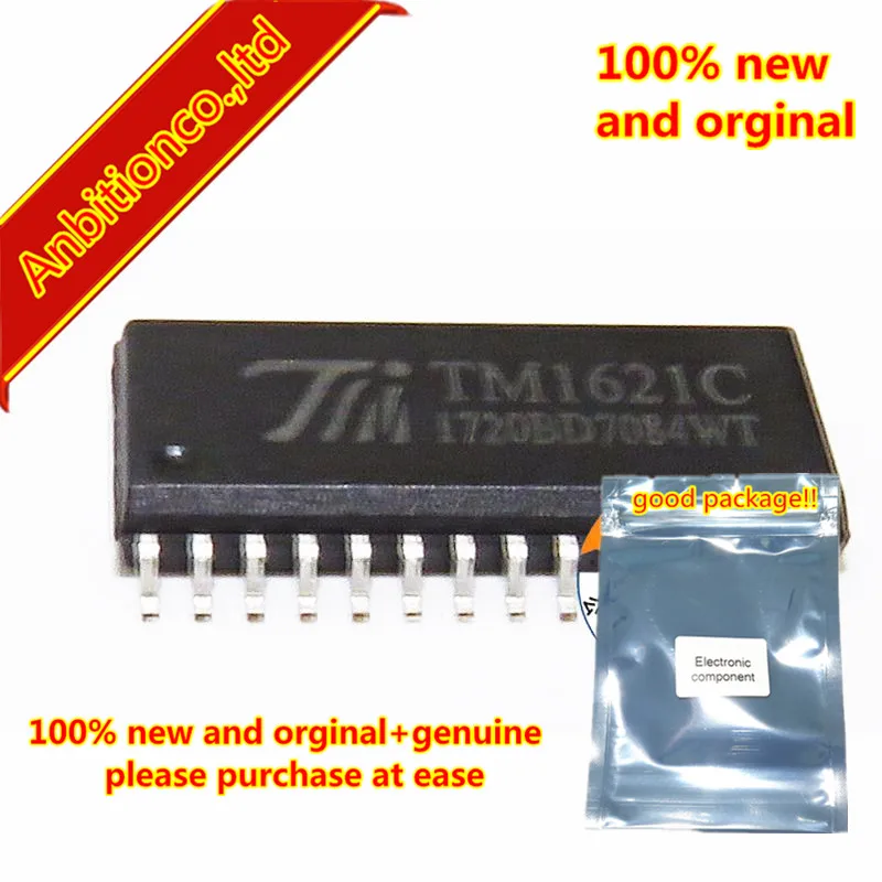 

10pcs 100% new and orginal TM1621C SOP28 LCD driver in stock