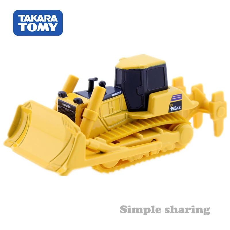 Takara Tomy Tomica No. 56 Комацу Бульдозер D155AX-6 масштаб 1/109 строительная машина литая под