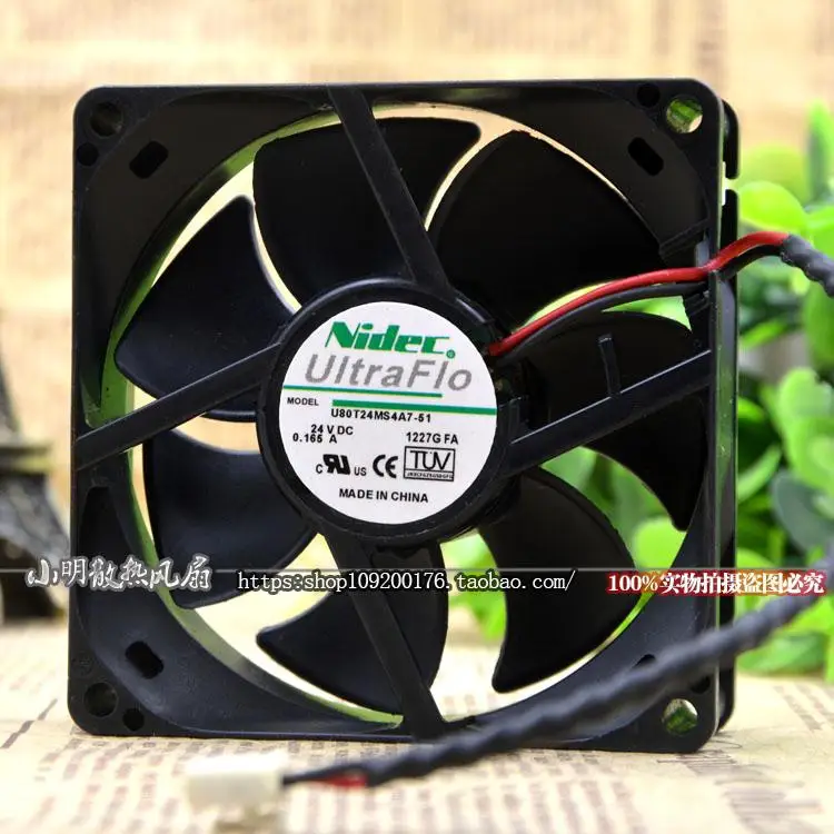 

BRAND NEW ORIGINAL 80*80*25MM Cooling Fan SF23080AT SF8025AT PN 2082HSL T80T12MS1A7-57 U80T12MS6A7-58 U80T24MS4A7-51