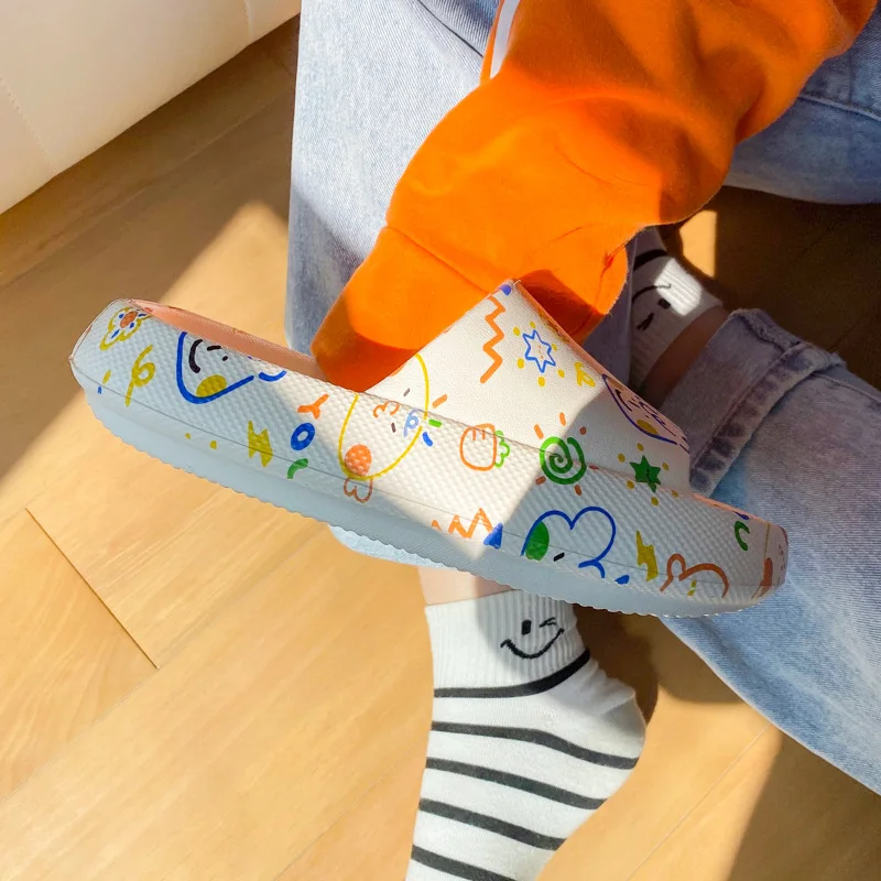 Women's slippers wear thick-soled slip-resistant slippers eva indoor  woman slippers  shoes women  Bathroom Slippers