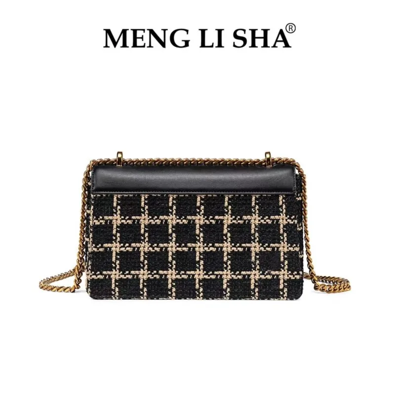 Брендовая женская сумка 2025 года новинка осени и зимы легкая роскошная клетчатая
